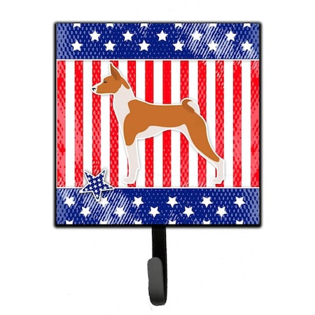 Jensendistributionservices USA Patriotic Basenji Leash or Key Holder MI1710772